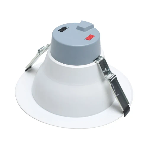 Euri Lighting DLC8C-24W203swej Commercial LED CA Compliant 8” Commercial Recessed Downlight 5 Color and 3 Wattage Selectable 0-10V Dimmable