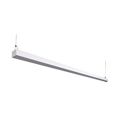 Euri Lighting EUD8-100W103sw-W Commercial LED 100-Watt 8 ft. Architectural Linear Up and Down Light Dual 3 Color Selectable Dimmable Linkable - White