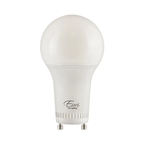 Euri Lighting EA19-9W5000CG E-Lite LED CA Compliant 60-Watt Equivalent A19 Lamp GU24 Twist & Lock Dimmable - Case of 24