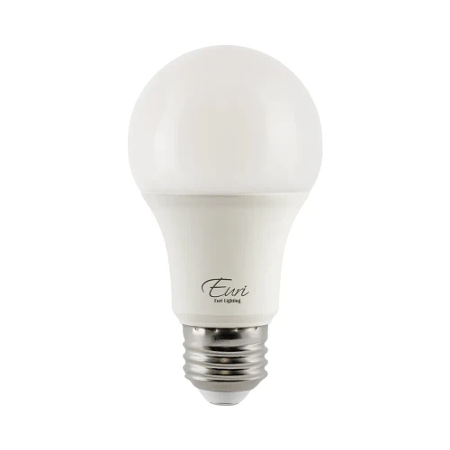 Euri Lighting EA19-9W5000cec-2 E-Lite LED CA Compliant 60-Watt Equivalent A19 Lamp E26 Base Dimmable - Case of 12 Packs (24 Bulbs)