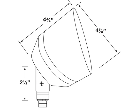 Corona Lighting CL-410B Brass PAR36 Flood Light