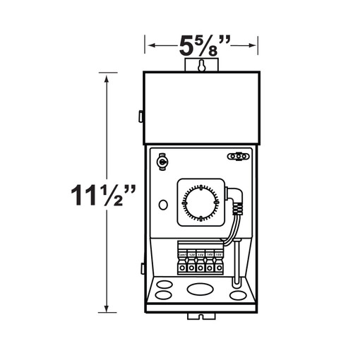Corona Lighting T-LT150 150W 12-15V Single Circuit Transformer