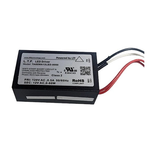 Corona Lighting T-LTF-60 60W 12V Compact Transformer