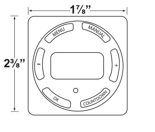 Corona Lighting T-FIDT Field Installed Plug-in Digital Timer