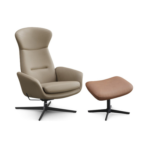 Aerofoil chair and footstool