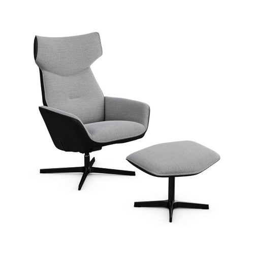 KEBE Palma Combi Recliner Chair and Footstool Set