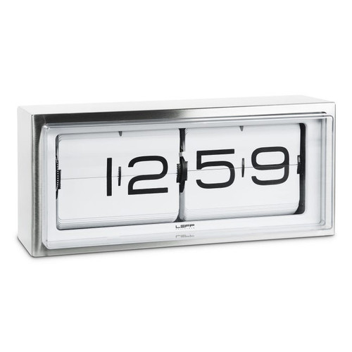 Leff Amsterdam Brick Flip Desk -Wall Clock