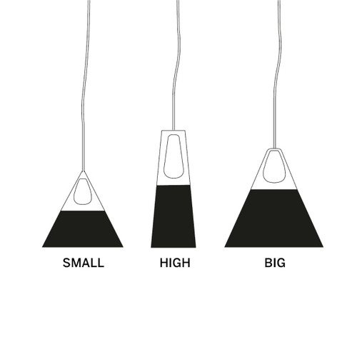 Miniforms Slope Bronze Pendant Light