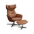 KEBE Palma Recliner Chair and Footstool Set