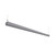 Euri Lighting EUD8-100W103sw-S Commercial LED 100-Watt 8 ft. Architectural Linear Up and Down Light Dual 3 Color Selectable Dimmable Linkable - Silver