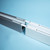 Euri Lighting EUD8-100W103sw-S Commercial LED 100-Watt 8 ft. Architectural Linear Up and Down Light Dual 3 Color Selectable Dimmable Linkable - Silver