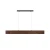 Euri Lighting EWD3-20W113W Artisan Wood Collection Line39 20-Watt 39" Linear Pendant