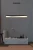 Euri Lighting EWD4-20W113W Artisan Wood Collection Smoke Reflection 20-Watt 4 ft. Linear Pendant
