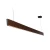 Euri Lighting EWD5-30W113P Artisan Wood Collection Line59 30-Watt 59" Linear Pendant