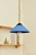 Euri Lighting EIN-HL5OB-1100 Artisan Concrete Collection Summit Mountain Pendant Fixture, Ocean Blue