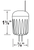 Corona Lighting Fiat Lux T3 Bi-Pin 3W CCT Bluetooth LED Light Bulb