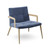 KEBE Nordic Plus Arms Quilt Lounge Chair