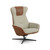 KEBE Yani Combi Recliner Chair and Footstool Set
