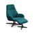 KEBE Camillo Recliner Chair and Footstool Set