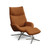 KEBE Dahlia Recliner Chair and Footstool Set