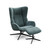 KEBE Fox Armchair and Footstool Set