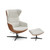 Shine Combi chair and footstool