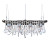 Michael McHale Designs Industrial Collection Mini-Banqueting Chandelier