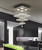 Modern Design 4-Light Decorative Crystal Ceiling Lamp