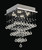 Modern Design 4-Light Decorative Crystal Ceiling Lamp