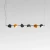 Marset Tam Tam 6 Linear Pendant Light