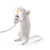 Seletti Mouse Lamp White Step Standing