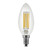 Euri Lighting VB10-3020e-4 B10 Omni-directional Filament LED Light Bulb Dimmable Clear Glass 4 Pack