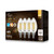 Euri Lighting VB10-3020cec-4 B10 Omni-directional Filament LED Light Bulb Dimmable 4 Pack