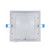 Euri Lighting DLC4SQ-2040e 4'' Directional LED Slim Recessed Downlight Dimmable Junction Box