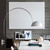 Oluce Coupe Arch Wall Light