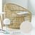 Cane-line NEST round chair INDOOR