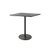 Cane-line GO square cafe table  aluminium top