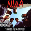 N.W.A* ‎– Straight Outta Compton
Label:
Ruthless Records ‎– B0023095-02, Priority Records ‎– B0023095-02, UMe ‎– B0023095-02
Format:
CD, Album, Reissue, Sony DADC, Terre Haute
Country:
US
Released:
2015
Genre:
Hip Hop
Style:
Gangsta, Hardcore Hip-Hop
Straight Outta Compton (CD, Album, Reissue) for sale
More Images

Tracklist
Position	Title/Credits	Duration
1	Straight Outta Compton	
2	_ _ _ _ Tha Police	
3	Gangsta Gangsta	
4	If It Ain't Ruff	
5	Parental Discretion Iz Advised	
6	8 Ball (Remix)	
7	Something Like That	
8	Express Yourself	
9	Compton's N The House (Remix)	
10	I Ain't Tha 1	
11	Dopeman (Remix)	
12	Quiet On Tha Set	
13	Something 2 Dance 2