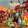 Gorillaz – पर्वत (The Mountain)
Gorillaz - पर्वत (The Mountain) album cover
More images

Label:
Kong (7) – KONG001LP
Format:
2 x Vinyl, LP, Album
Country:
Worldwide
Released:
Feb 27, 2026
Genre:
Electronic, Hip Hop, Rock, Funk / Soul, Pop, Folk, World, & Country
Style:
Alt-Pop, Indian Classical, Indie Pop, Latin Pop
A1		The Mountain
Featuring – Ajay Prasanna, Amaan Ali Bangash, Anoushka Shankar, Ayaan Ali Bangash, Dennis Hopper (2)
Written-By [Additional Writing] – Ajay Prasanna, Anoushka Shankar
4:50
A2		The Moon Cave
Featuring – Asha Puthli, Black Thought, Bobby Womack, Dave Jolicoeur, Jalen Ngonda*
Producer [Additional Production] – Bizarrap
Written-By [Additional Writing] – Dave Jolicoeur, James Ford, Tariq L. Trotter*
4:57
A3		The Happy Dictator
Featuring – Sparks
Written-By [Additional Writing] – Ronald Mael*, Rusell Mael*
4:44
B4		The Hardest Thing
Featuring – Tony Allen
2:18
B5		Orange County
Featuring – Anoushka Shankar, Bizarrap, Kara Jackson
Producer – Bizarrap
Producer [Additional Production] – Remi Kabaka Jr., Samuel Egglenton
Written-By [Additional Writing] – Gonzalo Conde*, Kara Jackson, Santiago Alvarado
3:28
B6		The God Of Lying
Featuring – IDLES
Written-By [Additional Writing] – Joseph Talbot*
3:09
B7		The Empty Dream Machine
Featuring – Anoushka Shankar, Black Thought, Johnny Marr
Written-By [Additional Writing] – Anoushka Shankar, Johnny Marr, Tariq L. Trotter*
5:40
C8		The Manifesto
Engineer – Giacomo Vianello, Ishaan Nimkar, Sam Egglenton*, Tatool
Featuring – Proof (3), Trueno (3)
Written-By [Additional Writing] – DeShaun D. Holton*, Mateo Palacios Corazzina*
7:19
C9		The Plastic Guru
Engineer – Adhithya Sivakumar, Sam Egglenton*
Featuring – Anoushka Shankar, Johnny Marr
Written-By [Additional Writing] – Anoushka Shankar, Johnny Marr
3:14
C10		Delirium
Engineer – Samuel Egglenton, Stephen Sedwick*
Featuring – Mark E Smith*
Written-By [Additional Writing] – Mark E. Smith
3:52
C11		Damascus
Featuring – Omar Souleyman, Yasiin Bey
Written-By [Additional Writing] – Omar Souleyman, Yasiin Bey
4:04
D12		The Shadowy Light
Engineer – Adhithya Sivakumar, Sam Egglenton*
Featuring – Ajay Prasanna, Amaan Ali Bangash, Asha Bhosle, Ayaan Ali Bangash, Gruff Rhys
Written-By [Additiional Writing] – Gruffudd Maredudd Bowen Rhys*, Kausar Munir
5:39
D13		Casablanca
Engineer – Adhithya Sivakumar, Sam Egglenton*
Featuring – Johnny Marr, Paul Simonon
Written-By [Additional Writing] – Johnny Marr
3:46
D14		The Sweet Prince
Featuring – Ajay Prasanna, Anoushka Shankar, Johnny Marr
Written-By [Additional Writing] – Anoushka Shankar, Johnny Marr
4:33
D15		The Sad God
Engineer – Adhithya Sivakumar, Sam Egglenton*
Featuring – Ajay Prasanna, Anoushka Shankar, Black Thought
Written-By [Additional Writing] – Anoushka Shankar, Tariq.Trotter*