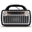 RX-511BT Audiobox 7-Band Retro Style Radio with Bluetooth and MP3 Player
RX-511BT Audiobox 7-Band Retro Style Radio with Bluetooth and MP3 Player Retro style and and technology combined in this Audiobox 7-Band Retro Radio with Bluetooth and MP3 Player. It features a super cool design, 7-band retro radio, Bluetooth connectivity, and a MP3 player. The radio includes FM/AM/short wave 1 through 5 bands. There is a built-in rechargeable battery and a backup battery compartment when power is scarce. This portable speaker features a built-in handle, headphone jack, and telescoping antenna. RX-511BT Audiobox 7-Band Retro Style Radio with Bluetooth and MP3 Player
RX-511BT Audiobox 7-Band Retro Style Radio with Bluetooth and MP3 Player Retro style and and technology combined in this Audiobox 7-Band Retro Radio with Bluetooth and MP3 Player. It features a super cool design, 7-band retro radio, Bluetooth connectivity, and a MP3 player. The radio includes FM/AM/short wave 1 through 5 bands. There is a built-in rechargeable battery and a backup battery compartment when power is scarce. This portable speaker features a built-in handle, headphone jack, and telescoping antenna.