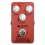 Simple design and pedal interface, comes with 9V battery. Tone, gain and volume controls. Anything from a brilliant clean boost to the sound of a Full Stack cranked up and everything in between, it's all at your fingertips with the Crunch Distortion!

Features:

Controls:
Tone
Gain
Volume
The British classic rock distortion
Great response and sustain
The controls make precision fine-tuning a breeze
True bypass design minimizes tone loss
Aluminum alloy casing with stoving varnish finish
Dimensions: 11.8(L)X6.4(H)X3.8(W)cm