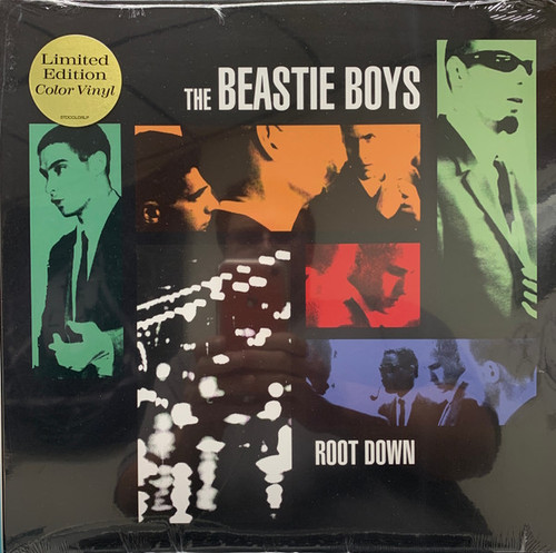 Beastie Boys ‎– Root Down EP
Label:
Capitol Records ‎– B0030358-01, UMe ‎– B0030358-01, Brooklyn Dust Music ‎– B0030358-01
Format:
Vinyl, 12", 33 ⅓ RPM, EP, Limited Edition, Reissue, Green Translucent
Country:
US
Released:
04 Oct 2019
Genre:
Hip Hop
Style:
Downtempo
Root Down EP (Vinyl, 12
More Images

Tracklist
Position	Title/Credits	Duration
A1	Root Down (Free Zone Mix)
Remix – The Prunes
Written-By – Beastie Boys
A2	Time To Get Ill
Written-By – A. Horovitz*, A. Yauch*, M. Diamond*, R. Rubin*
A3	Heart Attack Man
Written-By – A. Smith*, Beastie Boys
A4	The Maestro
Written-By – Beastie Boys
A5	Sabrosa
Written-By – Beastie Boys, E. Bobo*, M. Nishita*
A6	Root Down (PP Balloon Mix)
Remix – Prince Paul
Written-By – Beastie Boys
B1	Root Down (LP)
Written-By – Beastie Boys
B2	Flute Loop
Written-By – A. Kooper*, Beastie Boys, M. Caldato, Jr.*
B3	Time For Livin'
Written-By – Frontline (23)
B4	Something's Got To Give
Written-By – Beastie Boys, M. Caldato, Jr.*, M. Nishita*
B5	Untitled