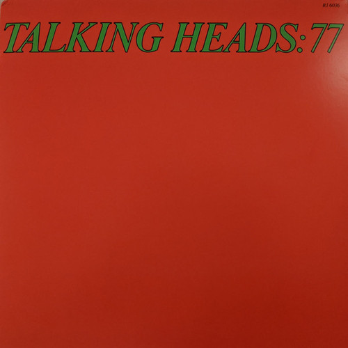 Talking Heads ‎– Talking Heads: 77
Label:
Sire ‎– R1 6036, Sire ‎– 081227988418
Format:
Vinyl, LP, Album, Reissue, Repress
Country:
Europe
Released:
2020
Genre:
Rock
Style:
New Wave, Art Rock
Talking Heads: 77 (Vinyl, LP, Album, Reissue, Repress) for sale
More Images

Tracklist
Position	Title/Credits	Duration
A1	Uh-Oh, Love Comes To Town	2:48
A2	New Feeling	3:09
A3	Tentative Decisions	3:04
A4	Happy Day	3:55
A5	Who Is It?	1:41
A6	No Compassion	4:47
B1	The Book I Read	4:06
B2	Don't Worry About The Government	3:00
B3	First Week / Last Week...Carefree	3:19
B4	Psycho Killer
Written-By – Christopher Frantz*, David Byrne, Martina Weymouth*
4:19
B5	Pulled Up	4:29