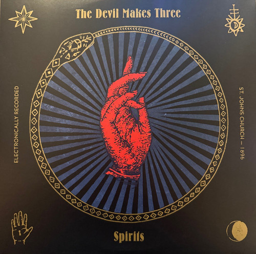 The Devil Makes Three ‎– Spirits
Label:
New West Records ‎– NW5895
Format:
Vinyl, LP, Album, Purple
Country:
US
Released:
28 Feb 2025
Genre:
Rock, Folk, World, & Country
Style:
Folk Rock, Punk, Bluegrass, Country
Spirits (Vinyl, LP, Album) for sale
Tracklist
Position	Title/Credits	Duration
A1	Lights On Me
Bass, Fiddle, Vocals – MorganEve Swain
Drums, Percussion – Stefan Amidon
Guitar, Vocals – Cooper McBean
Written-By, Guitar, Lead Vocals – Pete Bernhard
A2	Spirits
Baritone Guitar – Cooper McBean
Bass, Vocals – MorganEve Swain
Drums, Percussion – Stefan Amidon
Tambourine – Ted Hutt
Written-By, Guitar, Lead Vocals – Pete Bernhard
A3	Ghosts Are Weak
Baritone Guitar, Vocals – Cooper McBean
Bass, Vocals – MorganEve Swain
Drums, Percussion, Vocals – Stefan Amidon
Written-By, Acoustic Guitar, Lead Vocals – Pete Bernhard
A4	Half As High
Bass, Vocals – MorganEve Swain
Drums, Percussion, Vocals – Stefan Amidon
Guitar, Vocals – Cooper McBean
Written-By, Guitar, Lead Vocals – Pete Bernhard
A5	Hard Times
Acoustic Guitar, Vocals – Pete Bernhard
Bass, Vocals – MorganEve Swain
Percussion, Banjo, Vocals – Stefan Amidon
Written-By, Acoustic Guitar, Lead Vocals – Cooper McBean
A6	The Devil Wins
Bass, Vocals – MorganEve Swain
Drums, Percussion, Vocals – Stefan Amidon
Guitar, Vocals – Cooper McBean
Written-By, Acoustic Guitar, Lead Vocals – Pete Bernhard
B1	The Dark Gets The Best Of You
Baritone Guitar, Vocals – Cooper McBean
Bass, Fiddle, Vocals – MorganEve Swain
Drums, Percussion – Stefan Amidon
Tambourine – Ted Hutt
Written-By, Acoustic Guitar, Lead Vocals – Pete Bernhard
B2	Fallen Champions
Baritone Guitar, Guitar, Vocals – Cooper McBean
Bass, Vocals – MorganEve Swain
Drums, Percussion, Vocals – Stefan Amidon
Written-By, Guitar, Lead Vocals – Pete Bernhard
B3	The Gift
Baritone Guitar, Vocals – Cooper McBean
Bass, Vocals – MorganEve Swain
Drums, Percussion – Stefan Amidon
Written-By, Guitar, Lead Vocals – Pete Bernhard
B4	Divide And Conquer
Banjo – Cooper McBean
Bass, Fiddle, Vocals – MorganEve Swain
Drums, Percussion, Vocals – Stefan Amidon
Written-By, Acoustic Guitar, Lead Vocals – Pete Bernhard
B5	I Love Doing Drugs
Bass, Vocals – MorganEve Swain
Drums, Percussion, Vocals – Stefan Amidon
Guitar, Vocals – Pete Bernhard
Written-By, Guitar, Lead Vocals – Cooper McBean
B6	Poison Well
Bass, Vocals – MorganEve Swain
Guitar, Vocals – Cooper McBean
Percussion – Ted Hutt
Piano – Stefan Amidon
Written-By, Guitar, Lead Vocals – Pete Bernhard