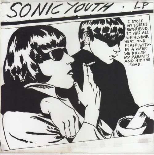 Sonic Youth ‎– Goo
Label:
DGC ‎– B0023318-01, UMe ‎– B0023318-01
Format:
Vinyl, LP, Album, Reissue, Remastered
Country:
US
Released:
26 Feb 2016
Genre:
Rock
Style:
Avantgarde, Experimental, Indie Rock, Noise Rock
Goo (Vinyl, LP, Album, Reissue, Remastered) for sale
More Images

Tracklist
Position	Title/Credits	Duration
A1	Dirty Boots
Backing Vocals – Don Fleming
5:24
A2	Tunic (Song For Karen)
Backing Vocals – J Mascis
6:17
A3	Mary-Christ	3:08
A4	Kool Thing
Featuring – Chuck D.*
4:04
A5	Mote
Backing Vocals – J Mascis
7:36
B6	My Friend Goo
Backing Vocals – J Mascis
2:18
B7	Disappearer
Backing Vocals – Don Fleming
5:08
B8	Mildred Pierce
Recorded By [Vocal Recorded By] – Jim Waters
2:12
B9	Cinderella's Big Score	5:50
B10	Scooter And Jinx	1:00
B11	Titanium Exposé	6:26