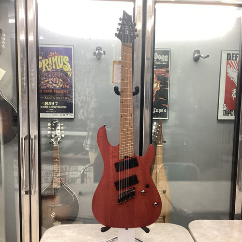 Introduced in 2018, the KX Series multi-scale guitars have made headlines as being the most versatile and solid workhorse guitars for extreme guitarists. The KX307 Multi Scale features the same quality and features of multi-scale, multi- string guitars that Cort is known for in a more approachable package including 25.5” – 27” multi-scale frets with neutral fret in the 8th position, all-mahogany body with roasted maple neck and fretboard, and specially designed PowerBar pickups that churns out explosive high output evenly across all seven strings.

CONSTRUCTION

Bolt-On
BODY MATERIAL

Mahogany
SCALE LENGTH

25.5″-27″ Multi-Scale
NECK MATERIAL

Roasted Maple
FINGERBOARD MATERIAL

Roasted Maple
FINGERBOARD RADIUS

15.75″ (R400)
NUMBER OF FRETS

24 Frets
INLAY

Tear Drop Acryl Black
NUT WIDTH

2 1/16″ (52.3mm)
PICKUPS

PowerBar Humbucker Set
ELECTRONICS

1-Volume, 1-Tone, 3-Way Switch
BRIDGE

Individual Bridge with String Thru Body
TUNING MACHINES

Die-Cast
HARDWARE

Black Nickel
STRINGS

D'Addario® EXL110 + NW059
COLORS

Open Pore Mahogany (OPM) 
Open Pore Black (OPBK)
SPECIAL

‘Next Gen' Cort Logo