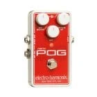 The EHX Nano POG can simultaneously generate multiple octaves from your input signal. Whether you play single notes, arpeggios, or full chords, the Nano POG will precisely track every note or chord that you play.

With the Nano POG, you can mix together your dry signal with two different octaves (one above and one below your original note) to create totally new, inspiring tones.

Separate level controls for dry, sub octave and octave up plus an extra Dry out and silent footswitching provide the perfect formula for this compact jewel.

Super, space saving design
Tracks chords, sweeps or single notes with no hitches or glitches
Great 12-string guitar sound or turn your guitar into a bass
Amazing organ-like sounds
Adjustable original pitch volume, one octave up volume and one octave down volume
Dry output jack in addition to the effect output jack
Silent footswitching and road worthy die-cast package
Power adapter included