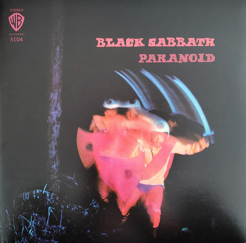 Black Sabbath – Paranoid
Black Sabbath - Paranoid album cover
More images

Label:
Warner Bros. Records – RR1 3104, Warner Bros. Records – 3104, Rhino Records (2) – RR1 3104
Format:
Vinyl, LP, Album, Reissue, Remastered, Gatefold, 180g
Country:
US
Released:
2016
Genre:
Rock
Style:
Hard Rock, Heavy Metal
A1		War Pigs / Luke's Wall	7:55
A2		Paranoid	2:47
A3		Planet Caravan	4:29
A4		Iron Man	5:54
B1		Electric Funeral	4:49
B2		Hand Of Doom	7:07
B3		Rat Salad	2:29
B4		Jack The Stripper / Fairies Wear Boots	6:13