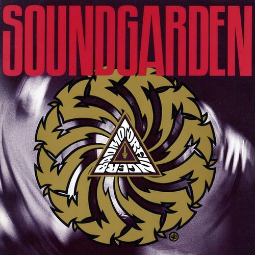 Soundgarden – Badmotorfinger
Soundgarden - Badmotorfinger album cover
More images

Label:
A&M Records – B0025674-01
Format:
Vinyl, LP, Album, Reissue
Country:
US
Released:
2016
Genre:
Rock
Style:
Alternative Rock, Hard Rock, Grunge, Sludge Metal
A1		Rusty Cage	4:26
A2		Outshined	5:11
A3		Slaves & Bulldozers	6:56
A4		Jesus Christ Pose	6:51
A5		Face Pollution	2:24
A6		Somewhere	4:21
B1		Searching With My Good Eye Closed	6:31
B2		Room A Thousand Years Wide	4:06
B3		Mind Riot	4:49
B4		Drawing Flies	2:25
B5		Holy Water	5:07
B6		New Damage	5:40