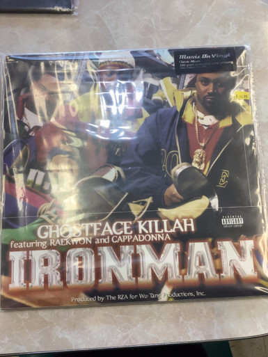 Ghostface Killah - IRONMAN [プロモステッカー] 🔴 Ghostface Killah Big Poster 24x34 Ironman Wu-Tang RARE